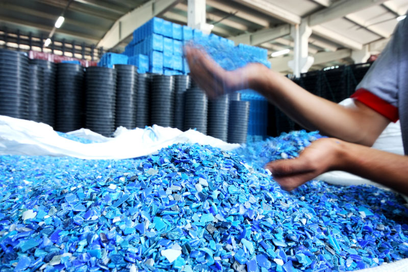 Recycled HDPE Resin, Natural PCR HDPE, Mix-Color PIR HDPE